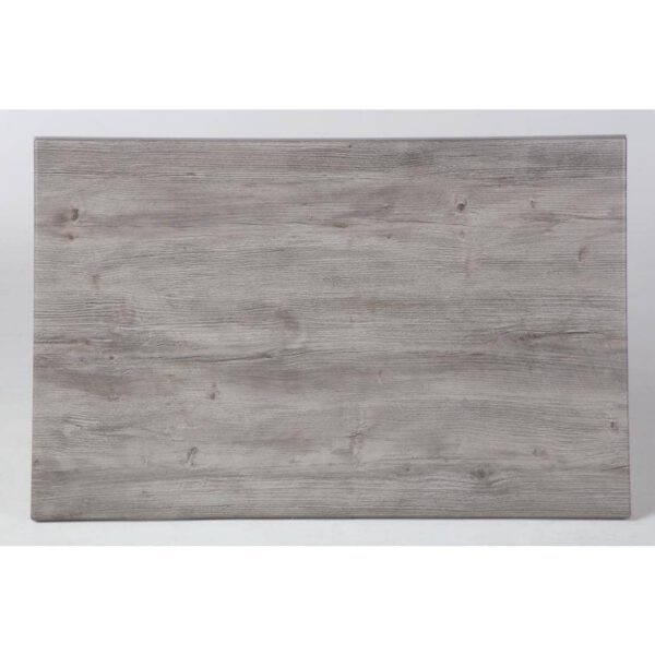 Werzalit Rectangular 1100x700mm Table Top Ponderosa Grey - Image 3