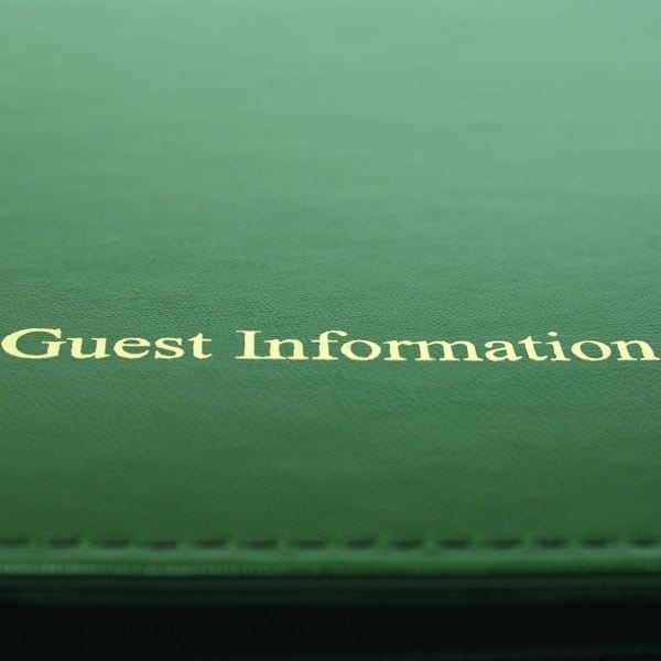 Minister Guest Room Folders