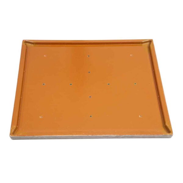 Bolero Pre-Drilled Square Table Top Wenge Grain 700mm - Image 5