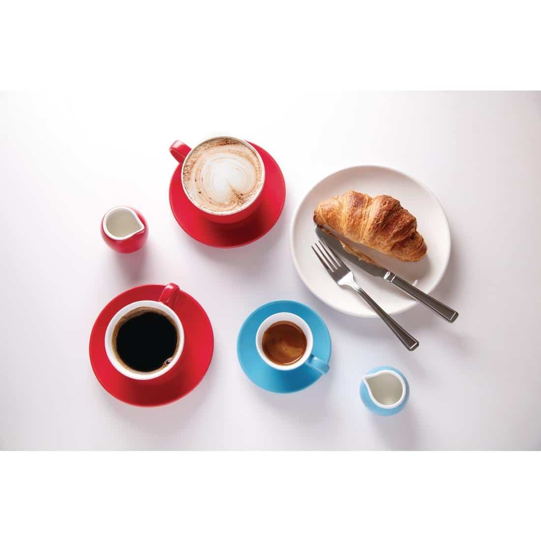 Olympia Cafe Milk Jug 70ml Blue - Image 6