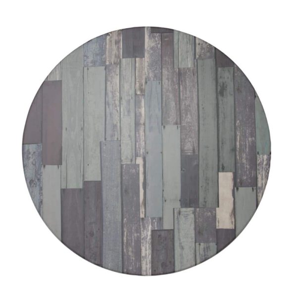 Werzalit Round 600mm Table Top Blanchas Blue - Image 2