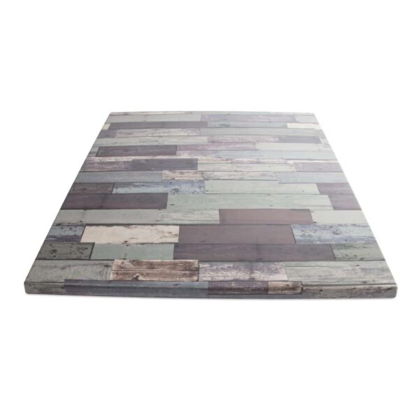 Werzalit Square 700mm Table Top Blanchas Blue - Image 3