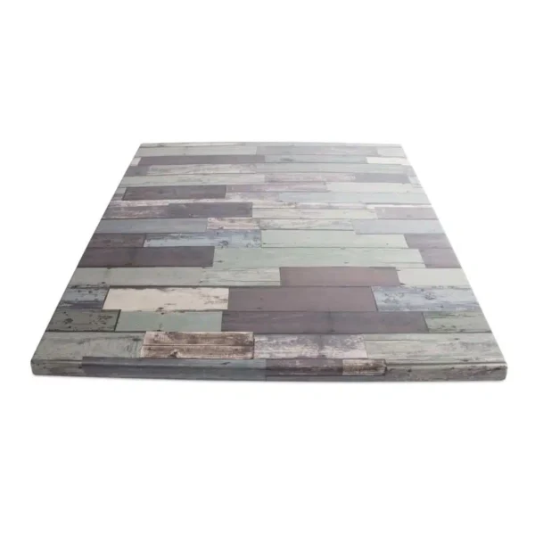 Werzalit Square 800mm Table Top Blanchas Blue - Image 2