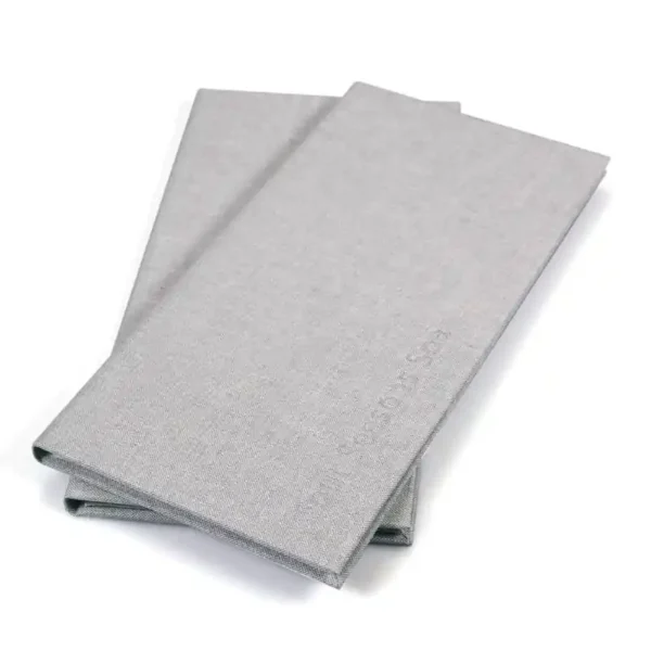 Hessian Menu Covers
