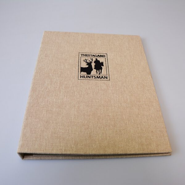Hessian Menu Covers