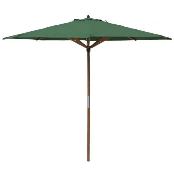 Rowlinson Willington Wooden Parasol Green 2.7m - Image 1