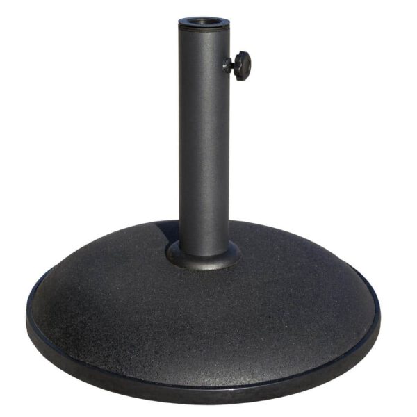 Rowlinson Willington Wooden Parasol Grey 2.7m with Base 15kg - Image 7