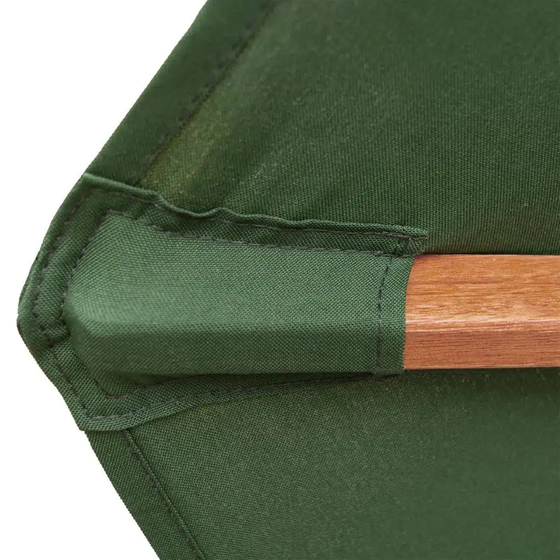 Rowlinson Willington Wooden Parasol Green 2.7m with Base 15kg - Image 6
