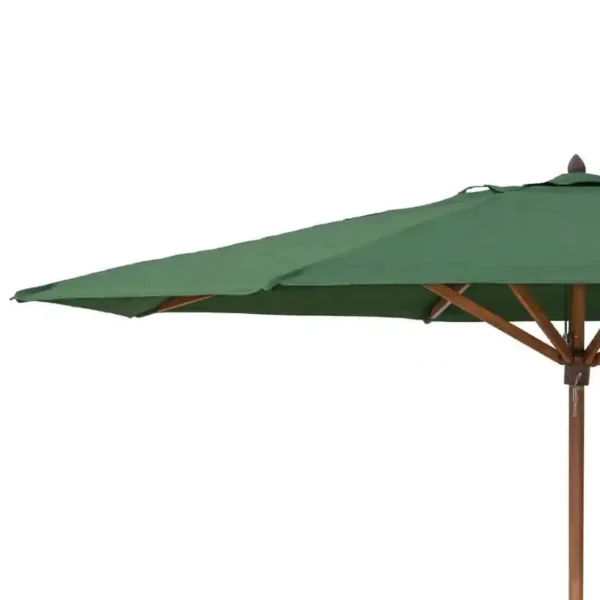 Rowlinson Picnic Table 6ft with Green Parasol 2.7m & Base 15kg - Image 2