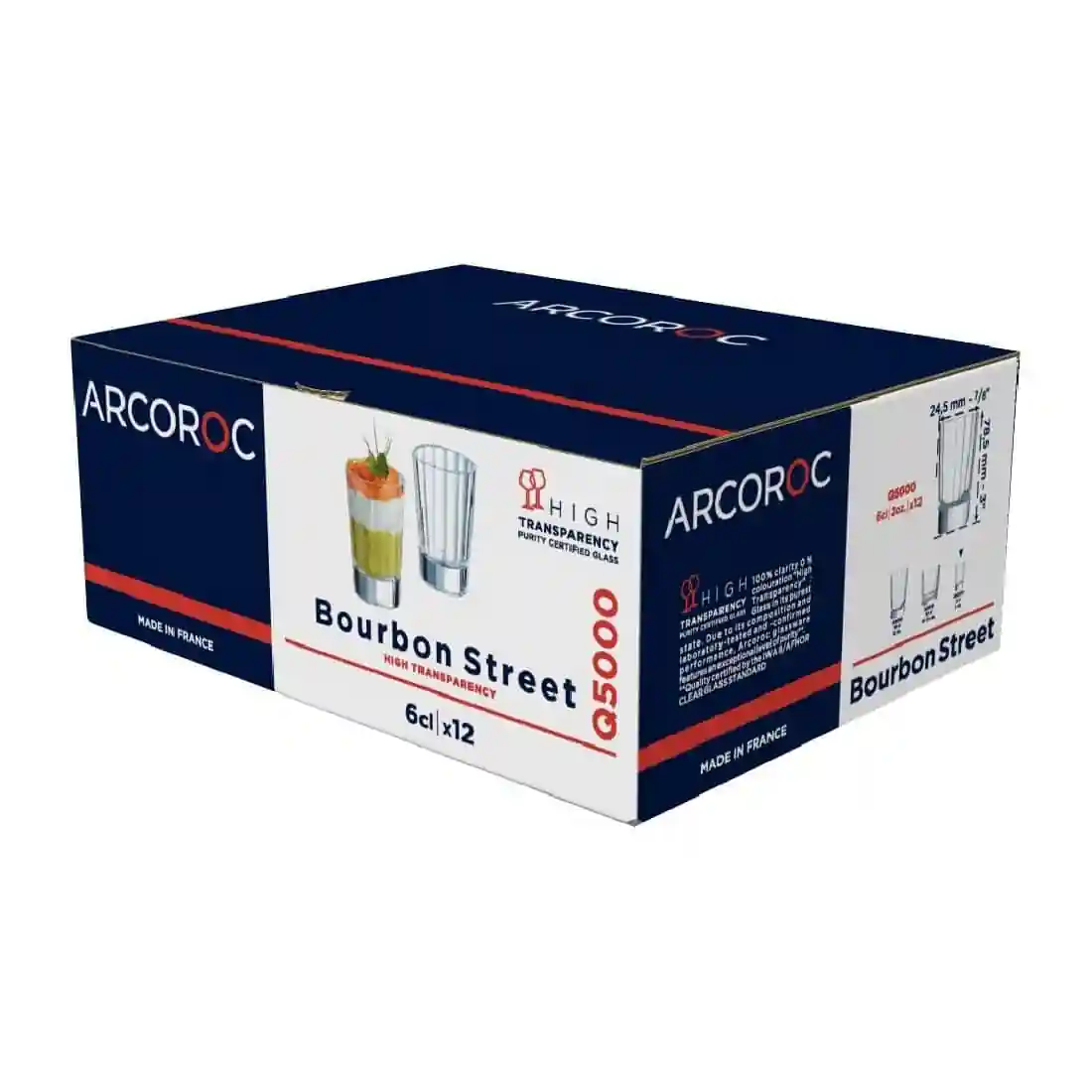 Arcoroc Bourbon Street Shot Glasses 60ml (24 Pack) - Image 8