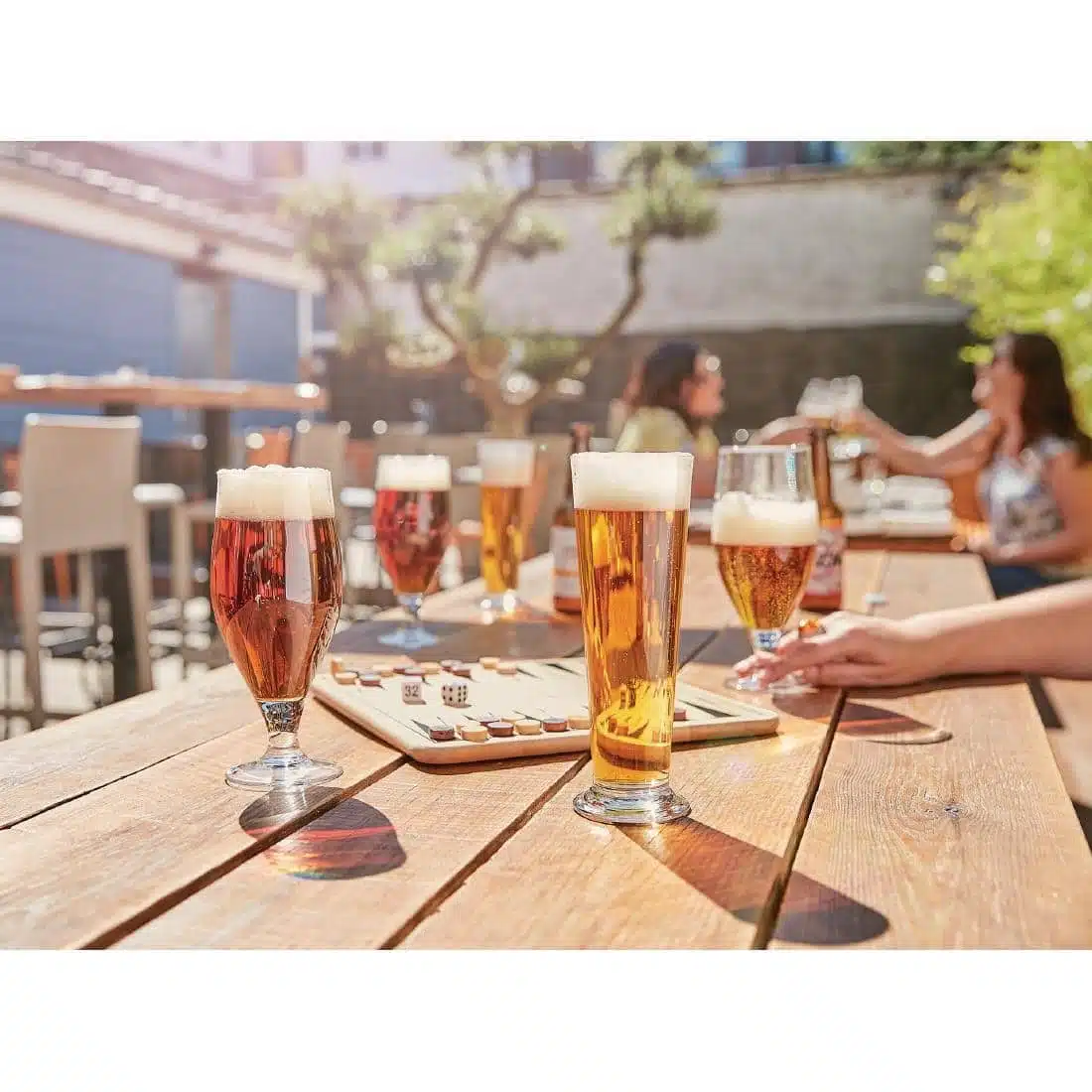 Arcoroc Linz Pilsner Beer Glasses 390ml (24 pack) - Image 5