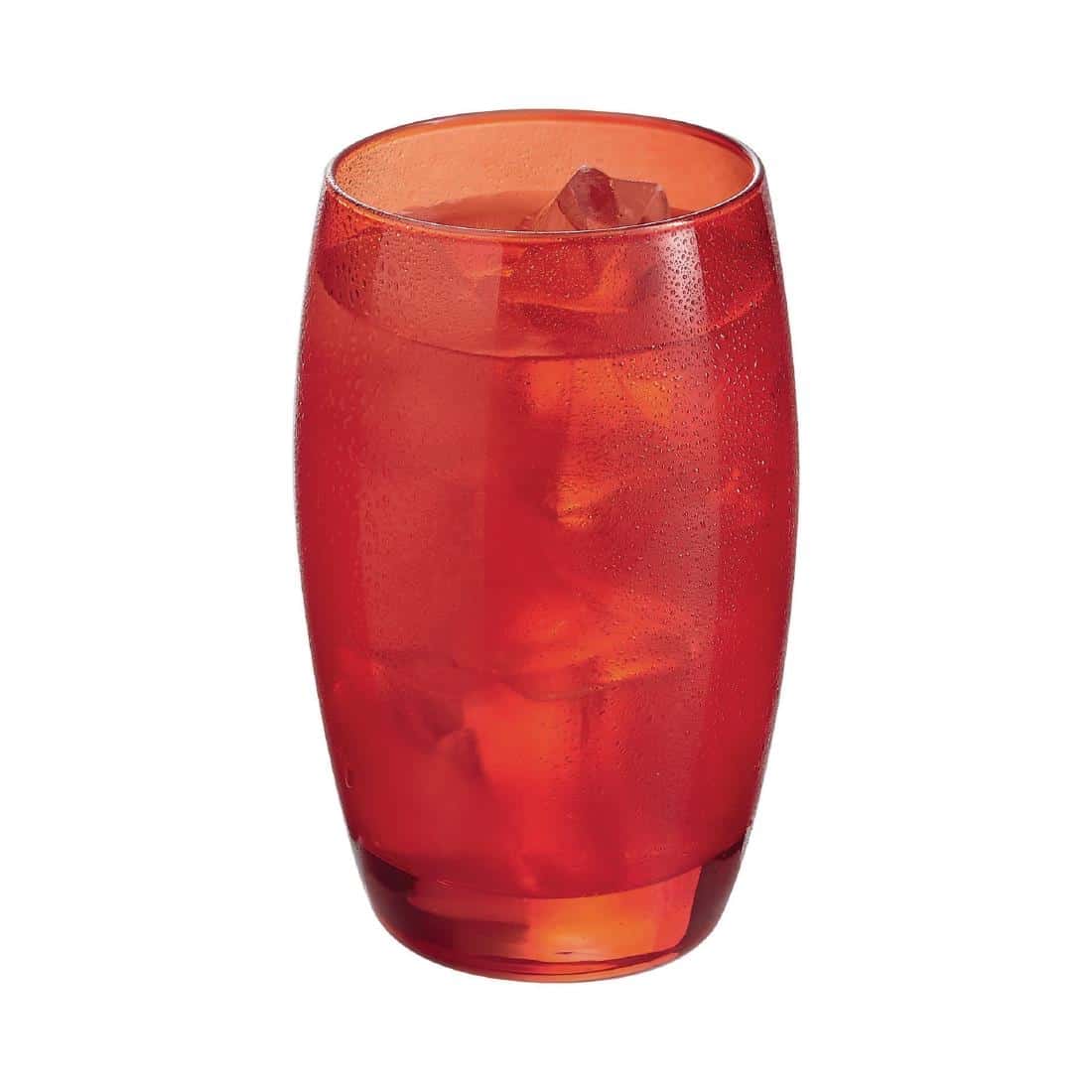 Arcoroc Salto Colour Studio Red Hiball Tumblers 350ml (24 pack) - Image 4