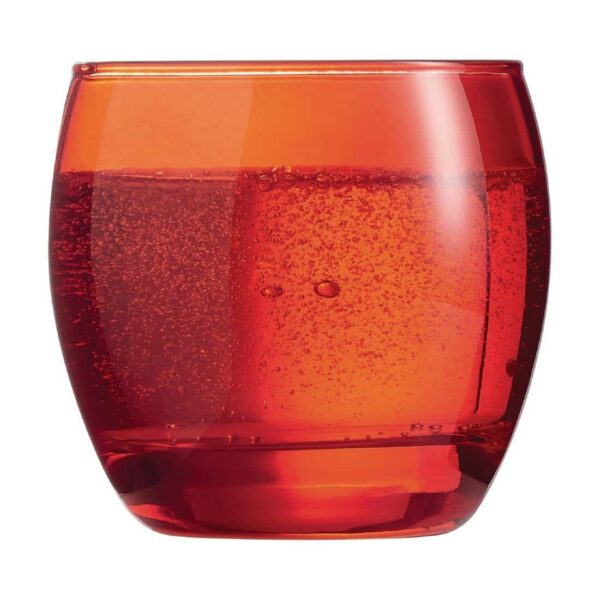 Arcoroc Salto Colour Studio Red Old Fashioned Glasses 320ml (24 pack) - Image 3