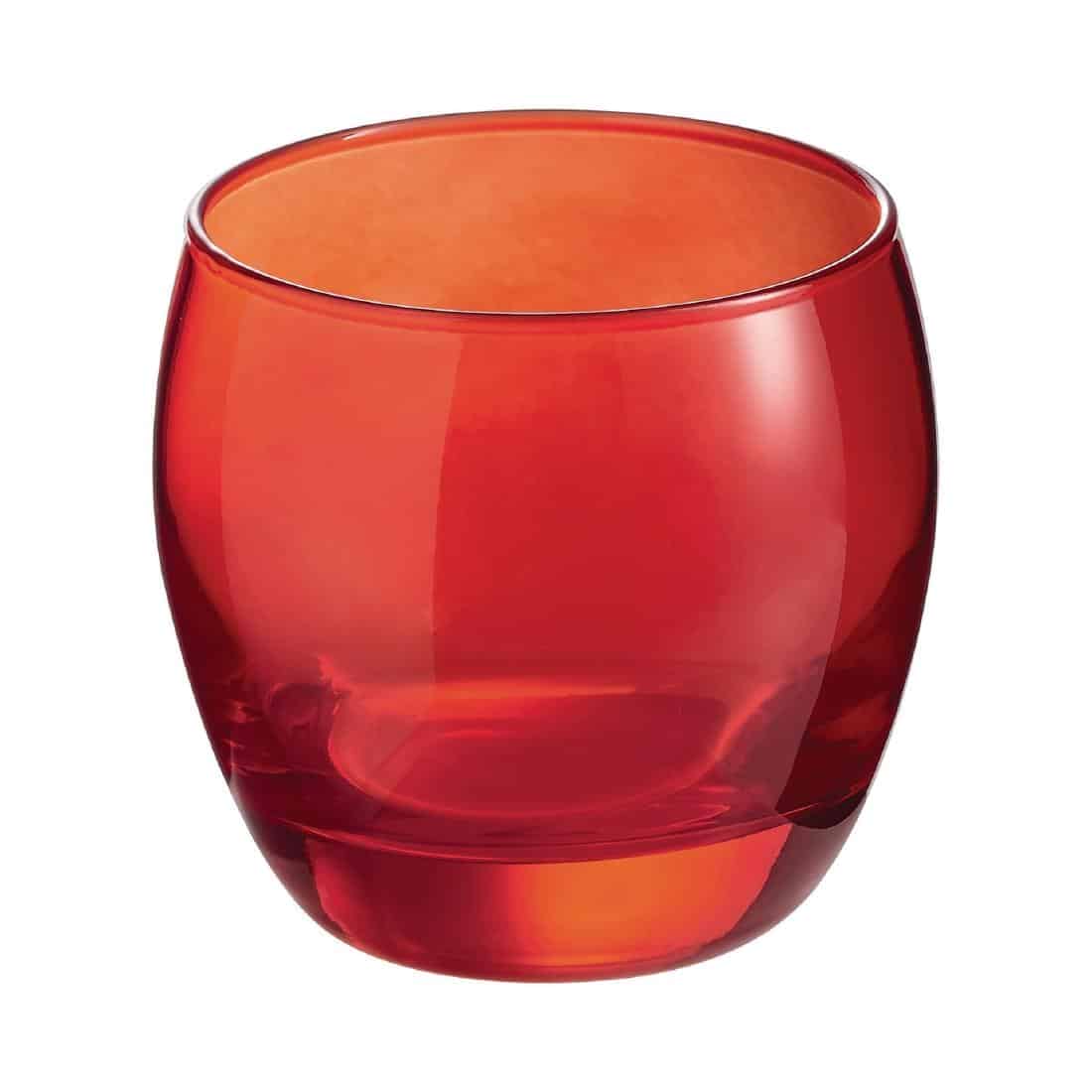 Arcoroc Salto Colour Studio Red Old Fashioned Glasses 320ml (24 pack) - Image 4