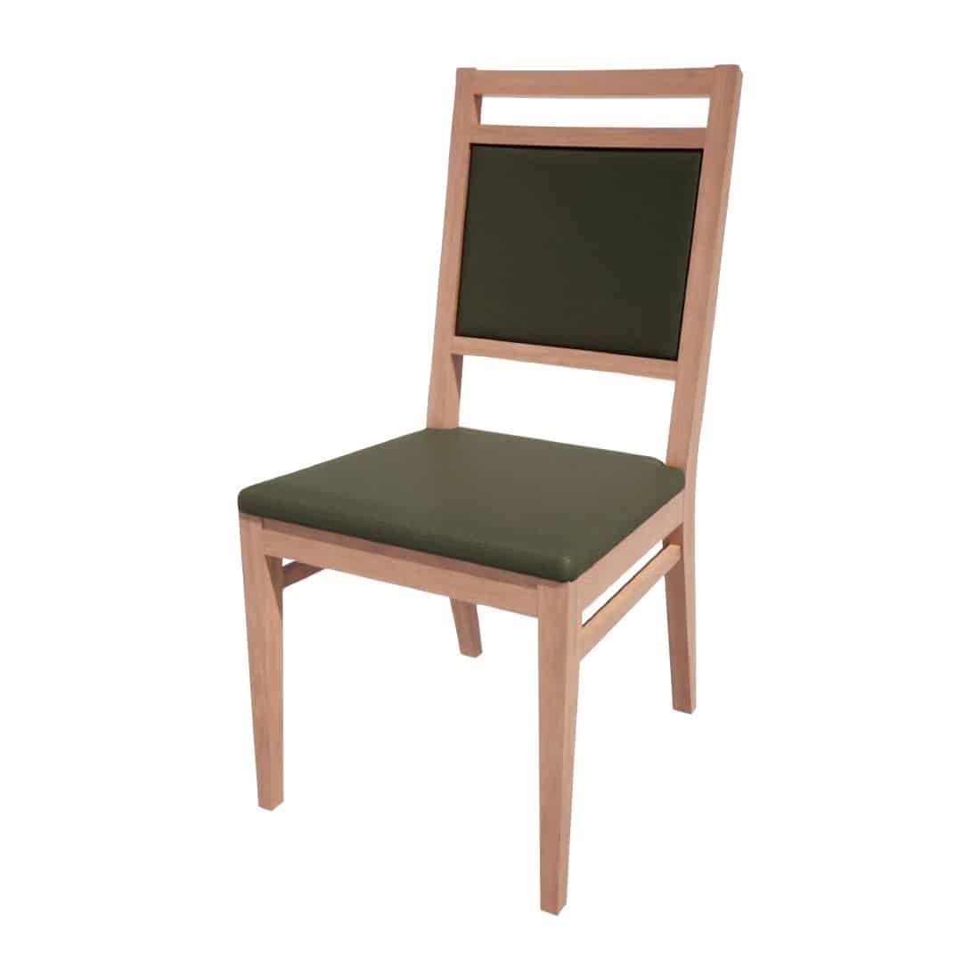 Bolero Bespoke Bia A Side Chair in Olive/Beech