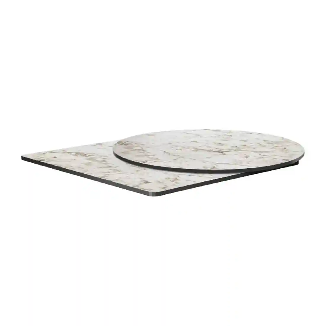Extrema Round Carrara Marble Table Top 600mm - Image 2
