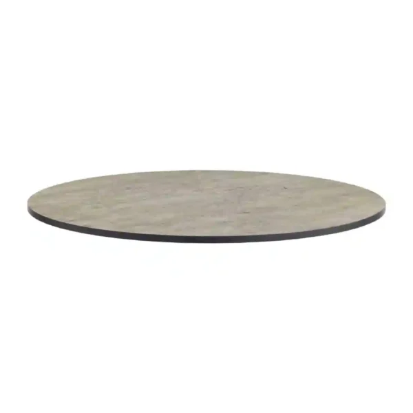 Extrema Round Cement Textured Table Top 600mm - Image 1