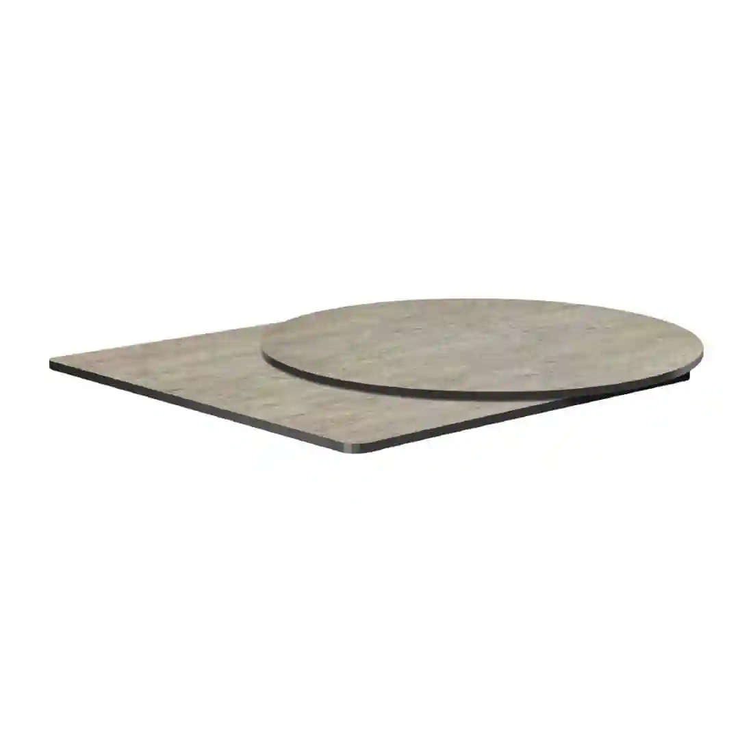 Extrema Round Cement Textured Table Top 600mm - Image 2