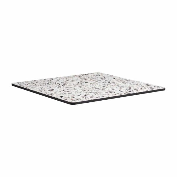 Extrema Square Mixed Terrazzo Table Top 600x600mm - Image 2