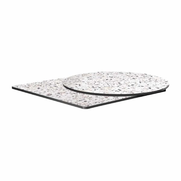 Extrema Round Mixed Terrazzo Table Top 600mm - Image 3