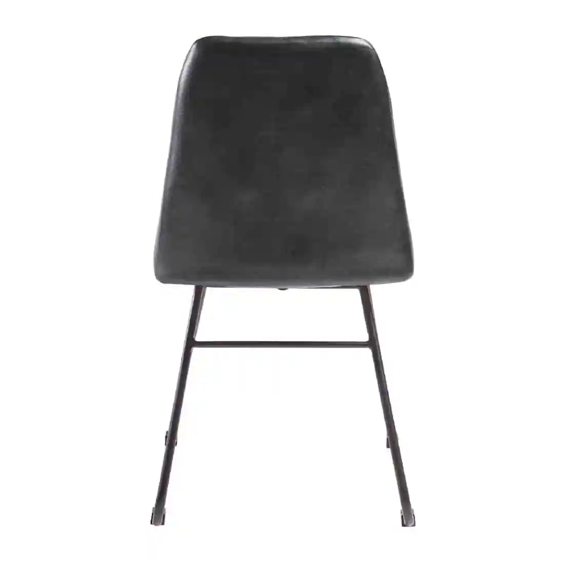 Harland Side Chair Leather Vintage Black (Pack of 2) - Image 2