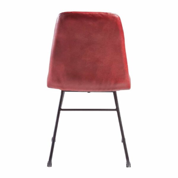 Harland Side Chair Leather Vintage Red (Pack of 2) - Image 2