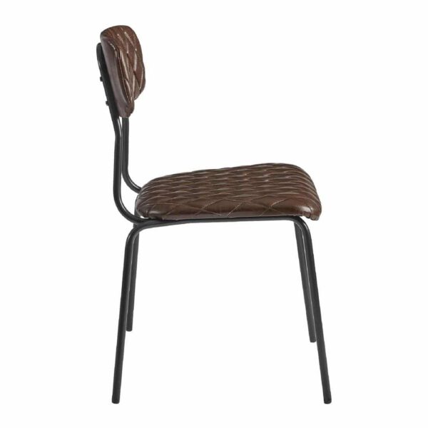 Kara Side Chair Vintage Brown (Pack of 2) - Image 2