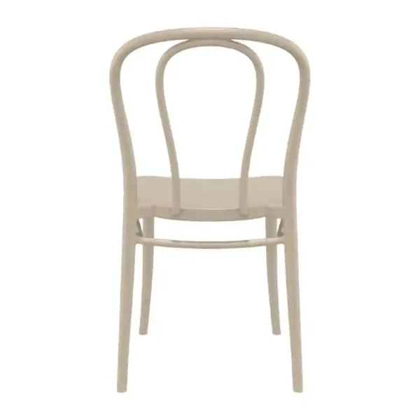 Victor Side Chair Taupe (Pack of 2) - Image 2