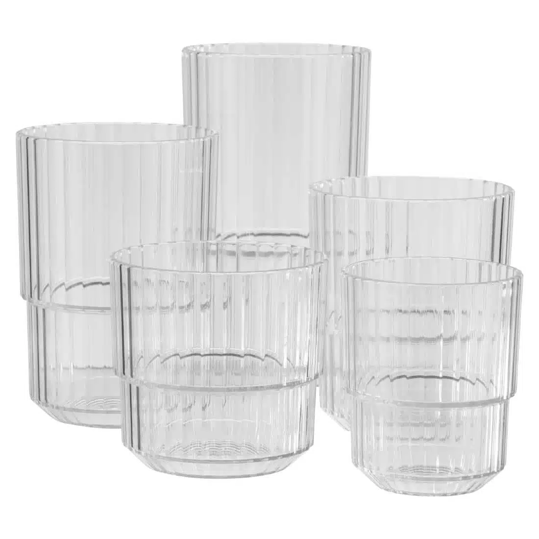 APS Linea Crystal Clear Drinking Cup 300ml (Box of 48) - Image 5