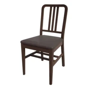 Bolero Bespoke Vicky Side Chair in Anthracite/Wenge