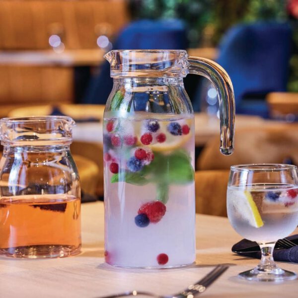 Arcoroc Spring Jugs with Glass Lid 1Ltr (6 pack) - Image 4