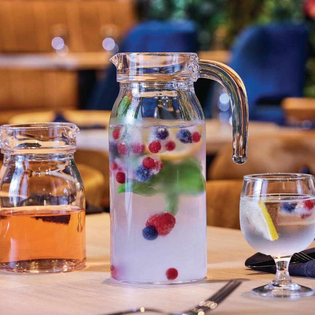 Arcoroc Spring Jugs with Glass Lid 1Ltr (6 pack) - Image 5
