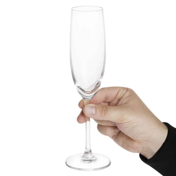 Olympia Novello Crystal Champagne Flutes 180ml (6 pack) - Image 5