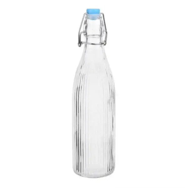 Olympia Ridged Swing Top Water Bottles 500ml (6 Pack) - Image 1