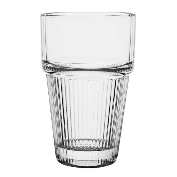 Olympia Ridged Stacking Tumblers 300ml (6 pack) - Image 2