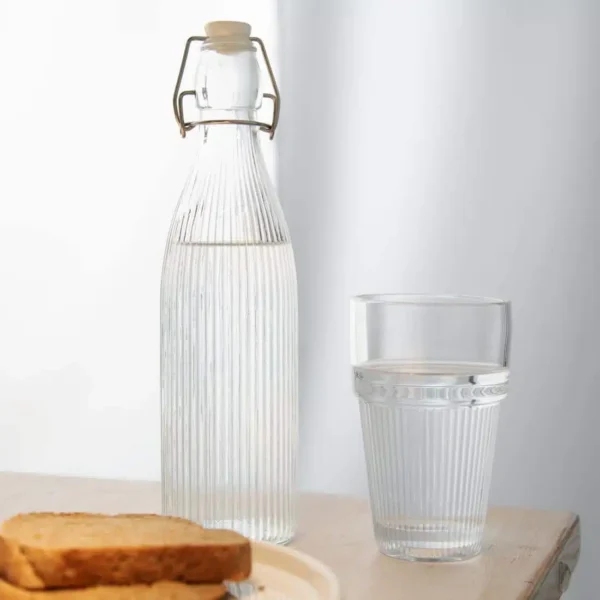 Olympia Ridged Stacking Tumblers 300ml (6 pack) - Image 5