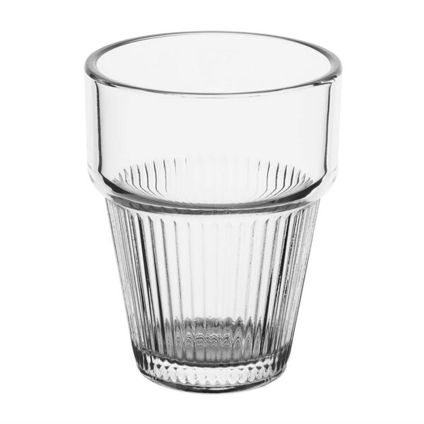 Olympia Ridged Stacking Tumblers 150ml (6 pack) - Image 3