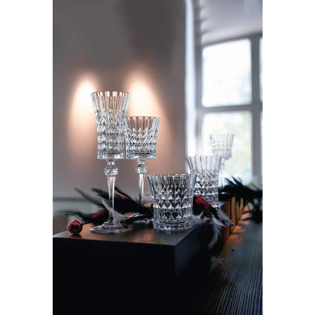 Cristal d'Arques Lady Diamond Old Fashioned Glasses 270ml (8 pack) - Image 5