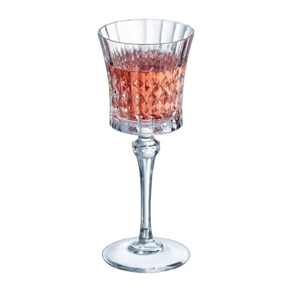 Cristal d'Arques Lady Diamond Wine Glasses 190ml (8 pack) - Image 4