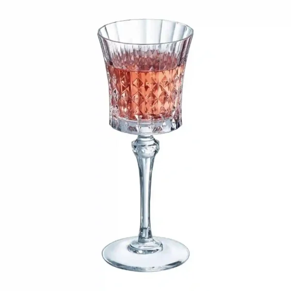 Cristal d'Arques Lady Diamond Wine Glasses 190ml (8 pack) - Image 3