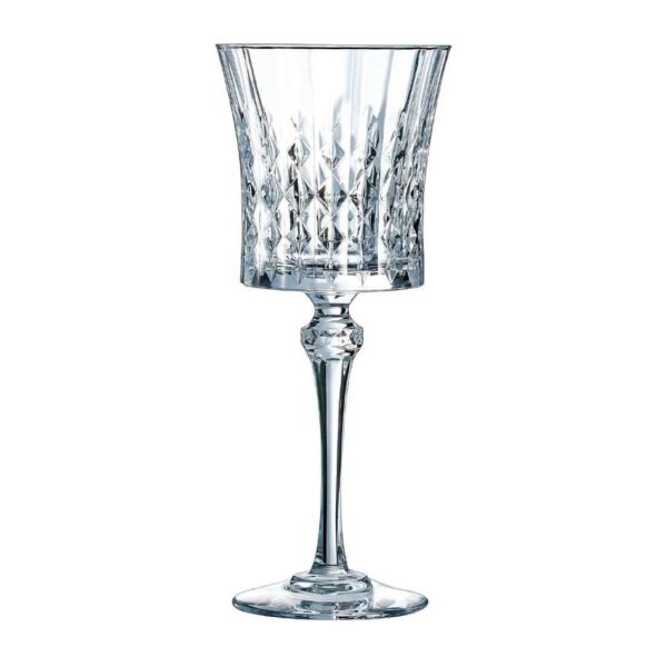 Cristal d'Arques Lady Diamond Wine Glasses 270ml (8 pack) - Image 2
