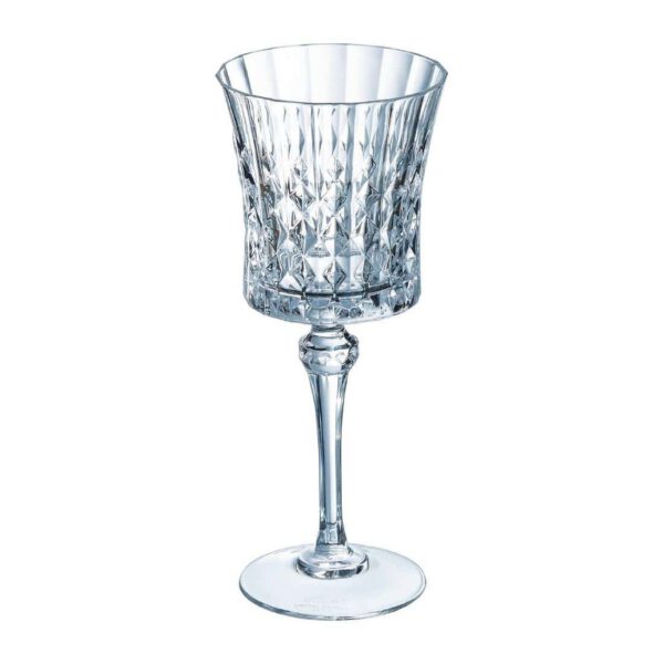 Cristal d'Arques Lady Diamond Wine Glasses 270ml (8 pack) - Image 3