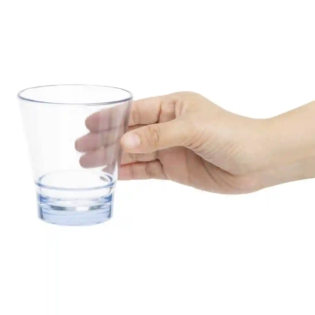 Olympia Kristallon Polycarbonate Stacking Tumblers - Blue 250ml (6 Pack) - Image 3