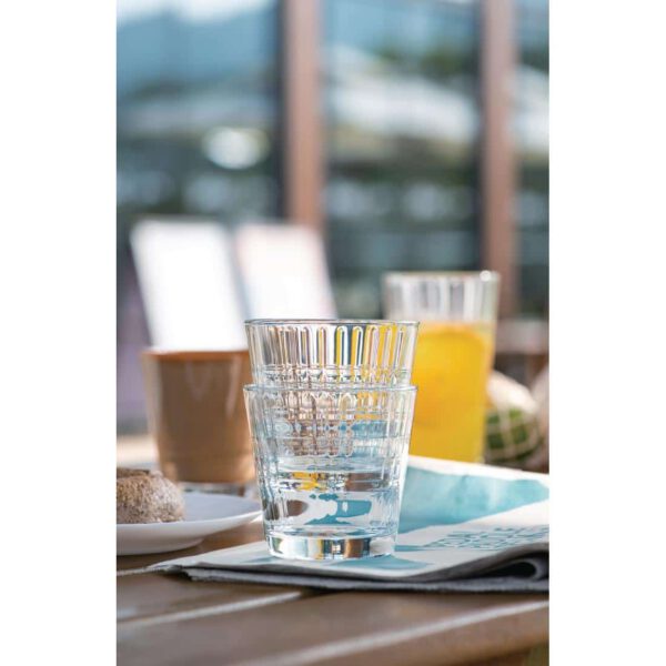 Arcoroc Stack Up Cross Tumblers 260ml (24 pack) - Image 5