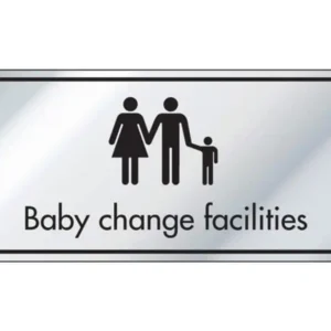 Baby Change Facilities Information Door Sign