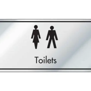 Toilets Information Door Sign