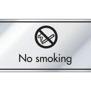 No Smoking Information Door Sign