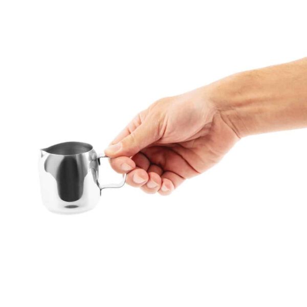 Olympia Cosmos Milk Jug Stainless Steel 5oz - Image 4