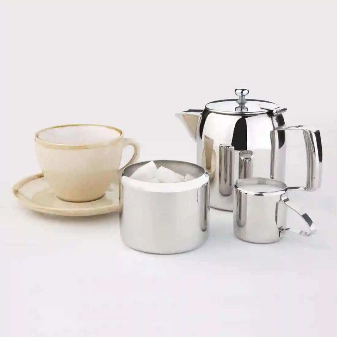 Olympia Concorde Milk Jug Stainless Steel 3oz - Image 3