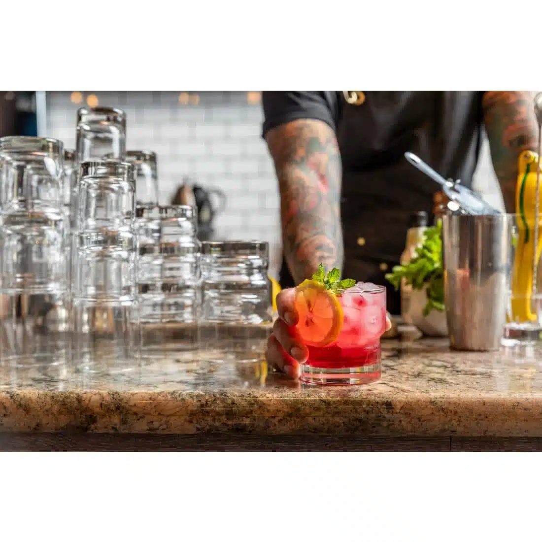 Libbey Newton Double Old Fashioned Glasses 355ml/12.25oz (12 Pack) - Image 8